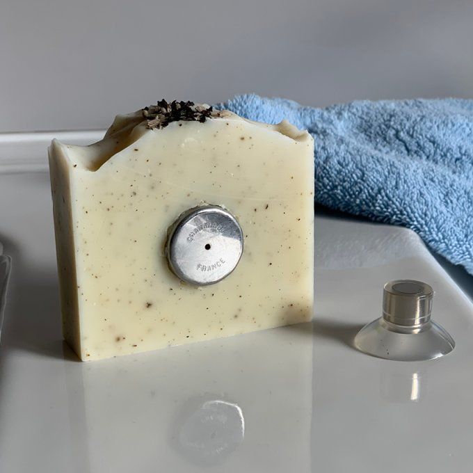 Coffret Cadeau 2 savons avec porte-savon aimanté