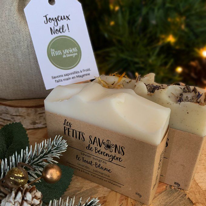 Coffret 2 savons artisanaux dans sachet en coton