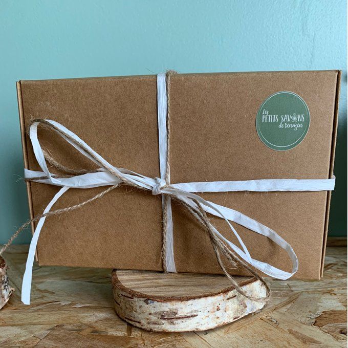 Coffret Cadeau 2 savons avec porte-savon aimanté