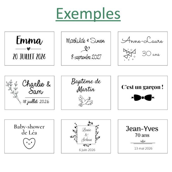 Savon invité 25g personnalisé